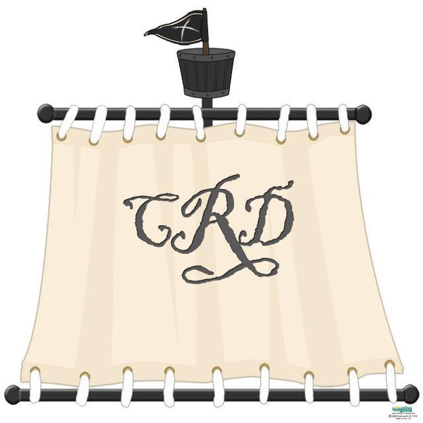 Pirate Sail Mural- Custom - Kids Room Mural Wall Decals