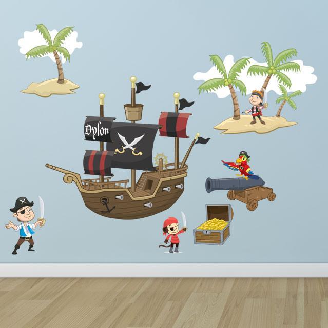 Pirate Adventures Mural