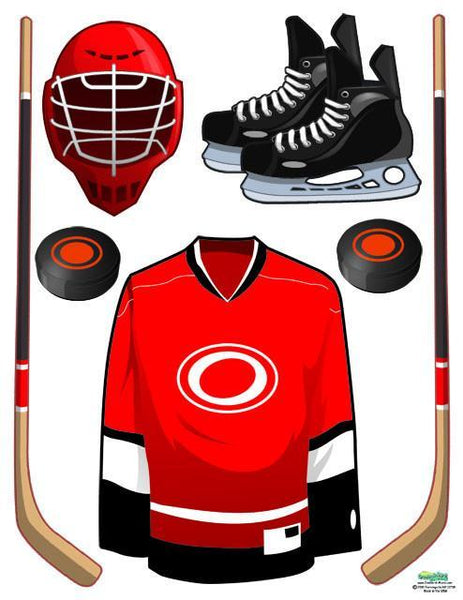 Play Hockey Wall Decals - Create-A-Mural