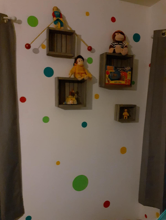 Fun Wall Dots Decals (126) Polka Dot Wall Stickers! - Create-A-Mural