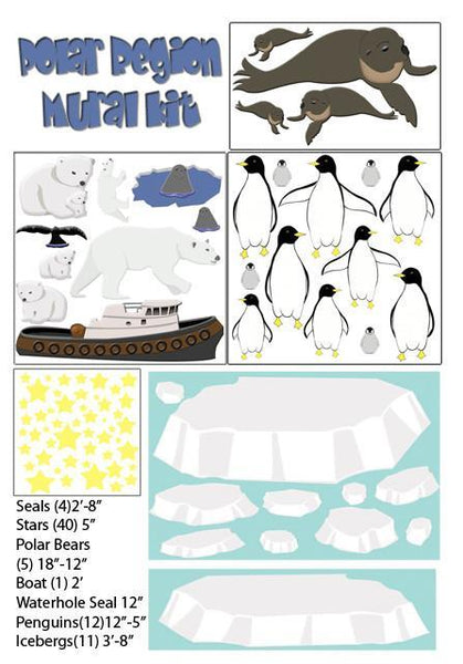 Polar Region Mural Kit Large - Create-A-Mural