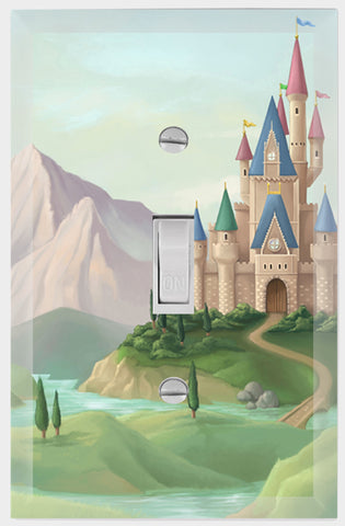 Princess Castle Light Switch Cover