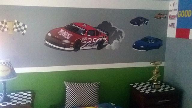 Race Car Mural Kit 1 - Kids Room Mural Wall Decals