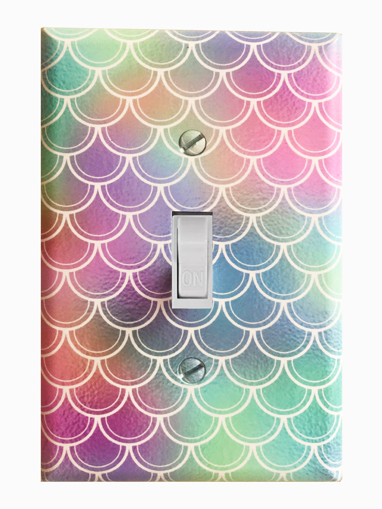 Mermaid Scale Light Switch Cover