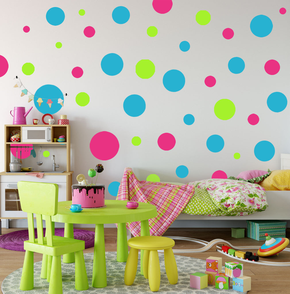 Tropical Wall Dot Decals