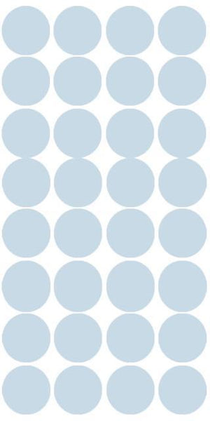 Soft Blue Room Dot Decals - Kids Room Mural Wall Decals