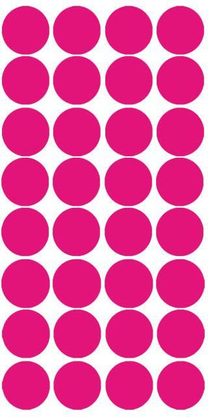 Hot Pink Room Dots Wall Decals - Create-A-Mural