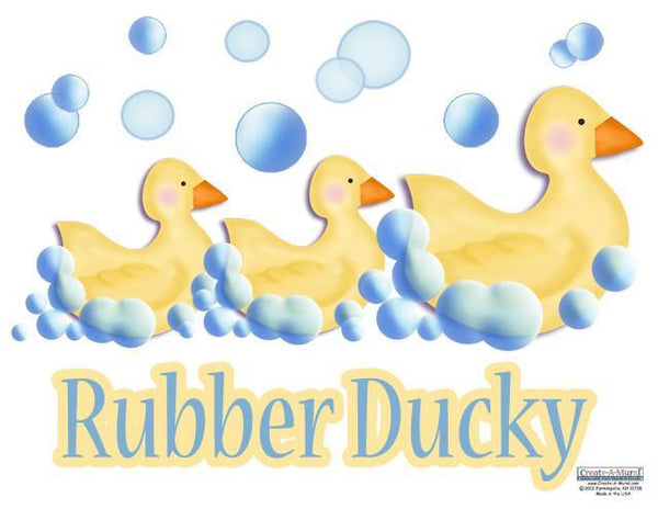 Rubber Duckie Wall Decal - Create-A-Mural