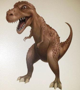 T-Rex Wall Mural Decal - Create-A-Mural