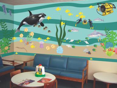 Under Water Adventures Classroom Mural Kit - Create-A-Mural