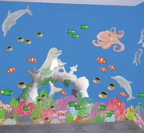 Magical Under Sea Adventures Mural - Kids Room Mural Wall Decals