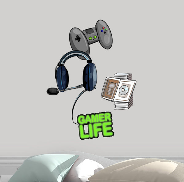 Gamer Life Wall Decals