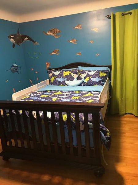 Ocean Mural -Kids Peel and Stick Undersea Wall Mural - Create-A-Mural