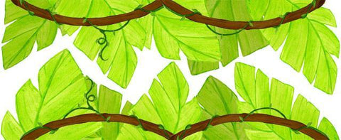 Jungle Leaf Border - Create-A-Mural
