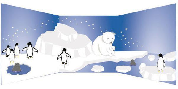 Polar Region Mural Kit Large - Create-A-Mural