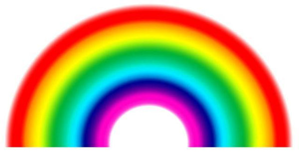 Primary Rainbow No Clouds - Create-A-Mural