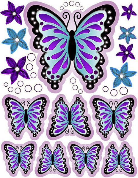 Tattoo Butterflies Decals - Create-A-Mural